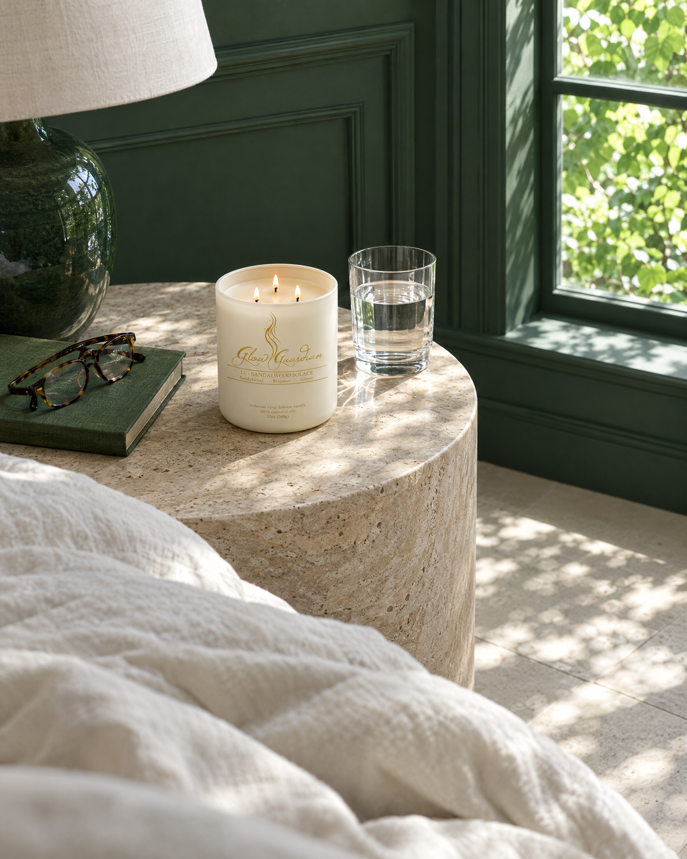 Bedside table, evening